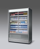 murale_frigo_personalizzato_fogal_CLIPPER VBN GREEN_120_inox_porte vetro scorrevoli